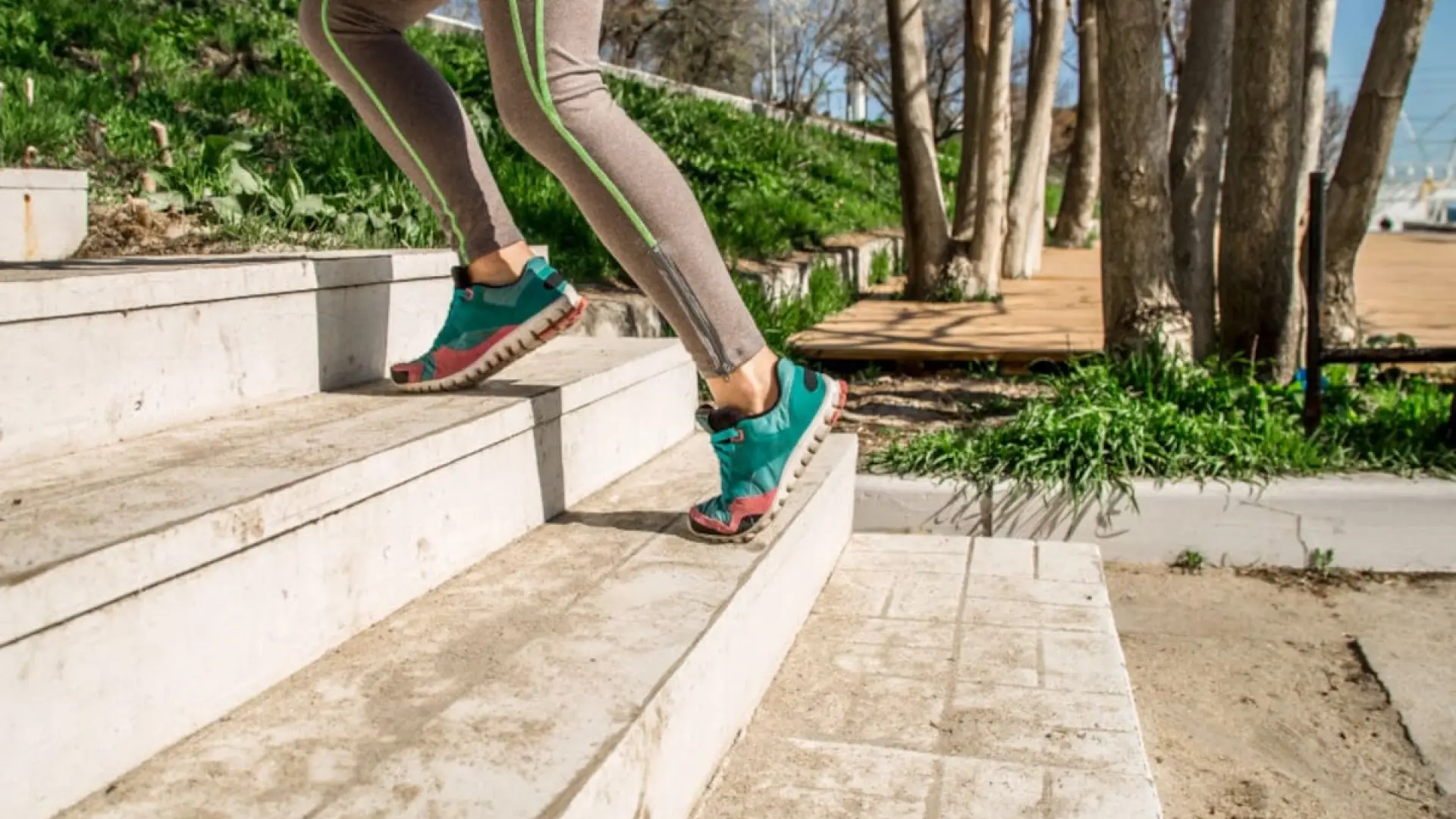 Find out what happens if you forget about the elevator and take the stairs