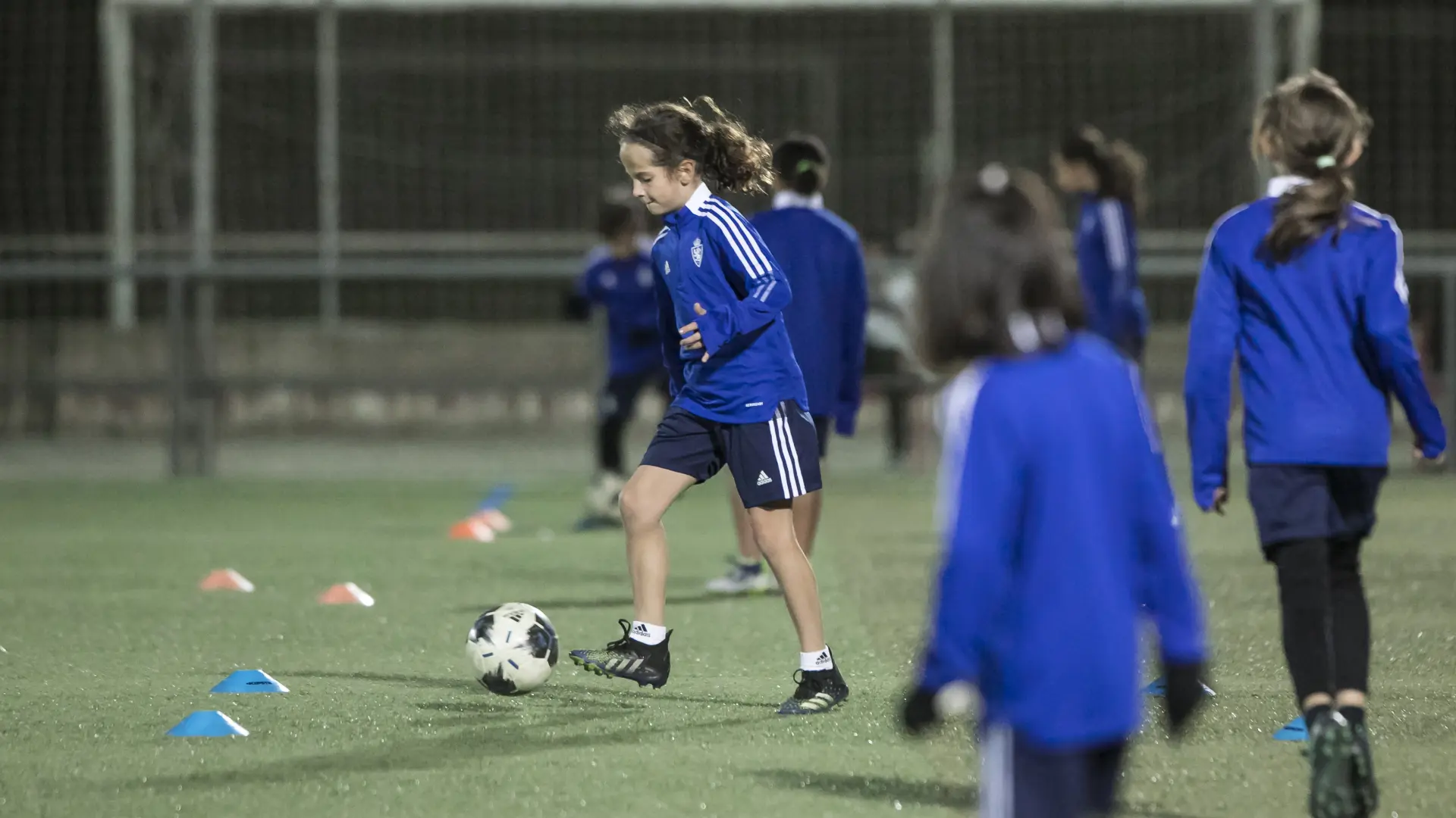 Presentación de la Escuela de Fútbol Femenino del Real Zaragoza.