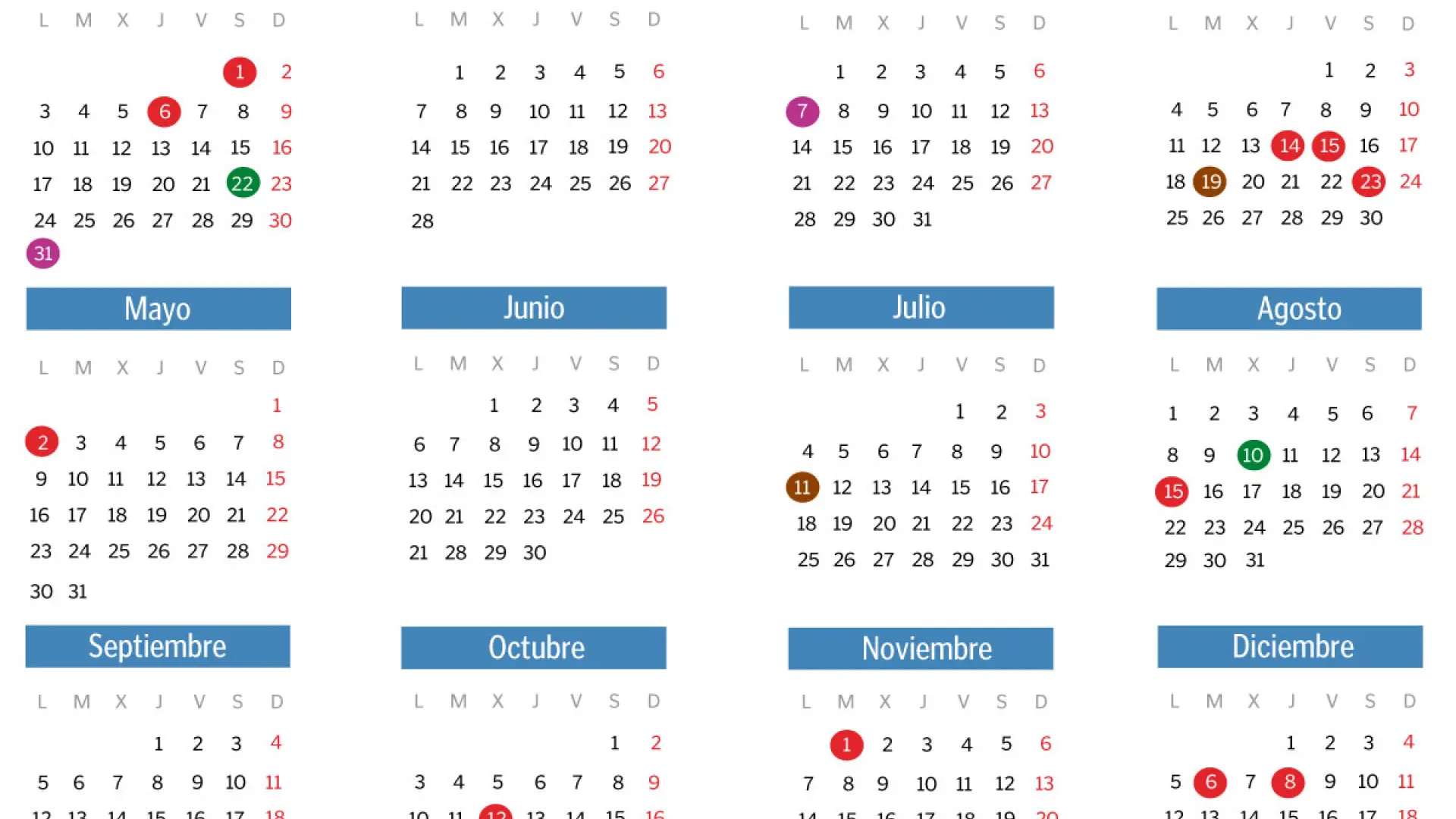 Calendario laboral 2023 en Zaragoza: todos los festivos y puentes de la  provincia