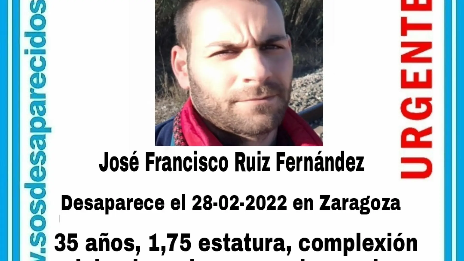 Buscan A Un Hombre De 35 Años Desaparecido En Zaragoza