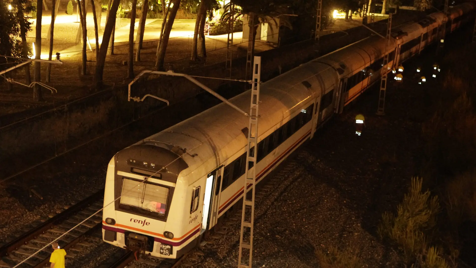 Cinco heridos graves en un choque de trenes en VilaSeca, cerca de Salou