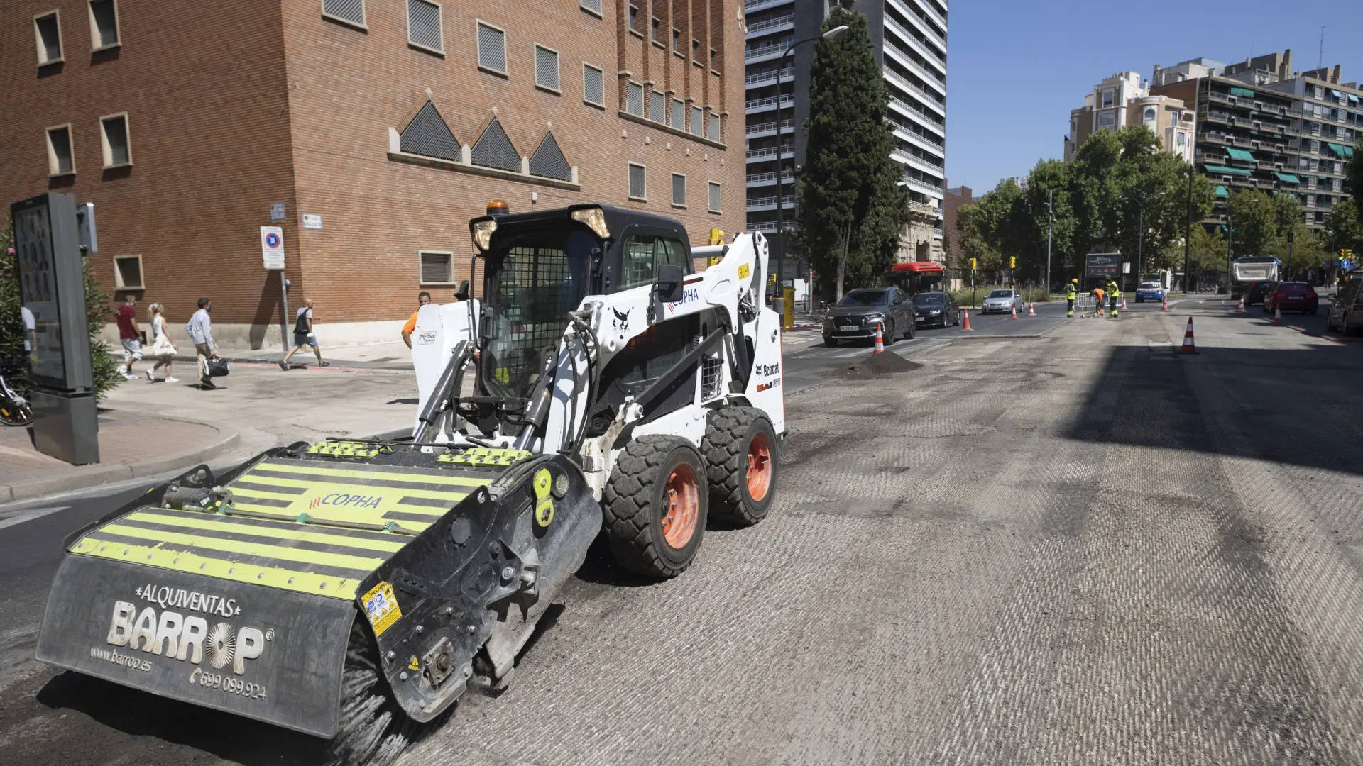 Operación Asfalto en Zaragoza: las 25 calles en obras esta semana