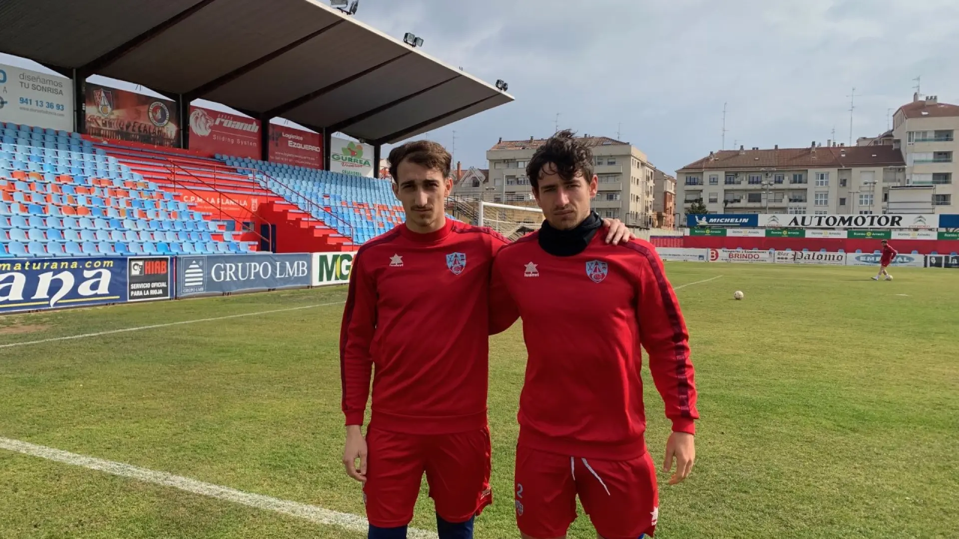 Baselga y Ángel López el tren pasa por Calahorra