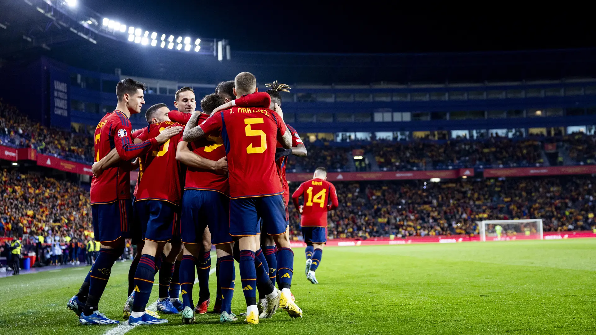 España logra una cara victoria ante georgia y será cabeza de serie para la eurocopa 2024