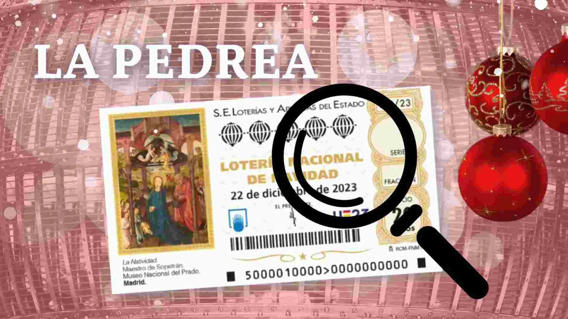 Comprobar la pedrea de la Lotería de Navidad 2023 los números