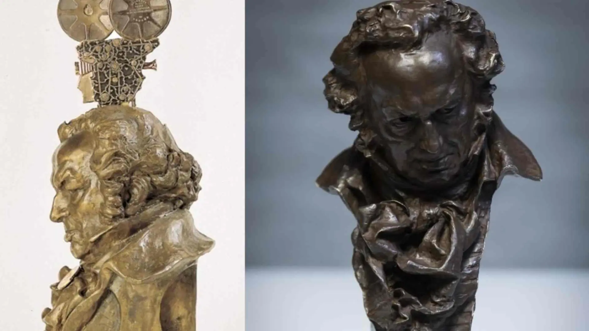 La verdadera historia del 'Cabezón' de los Premios Goya: cuánto pesa y  quién la hizo