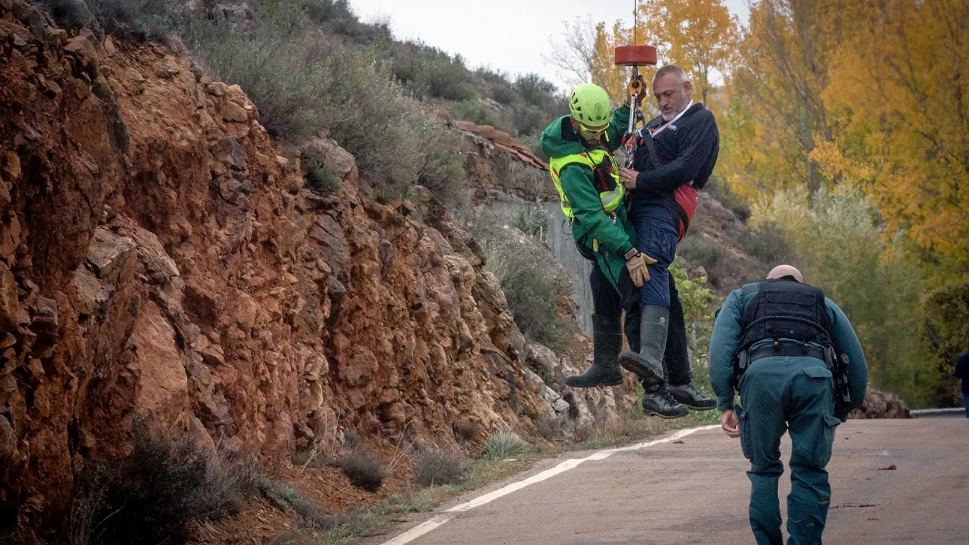 DANA regions in Zaragoza and Teruel: carreteras, pueblos e inundaciones