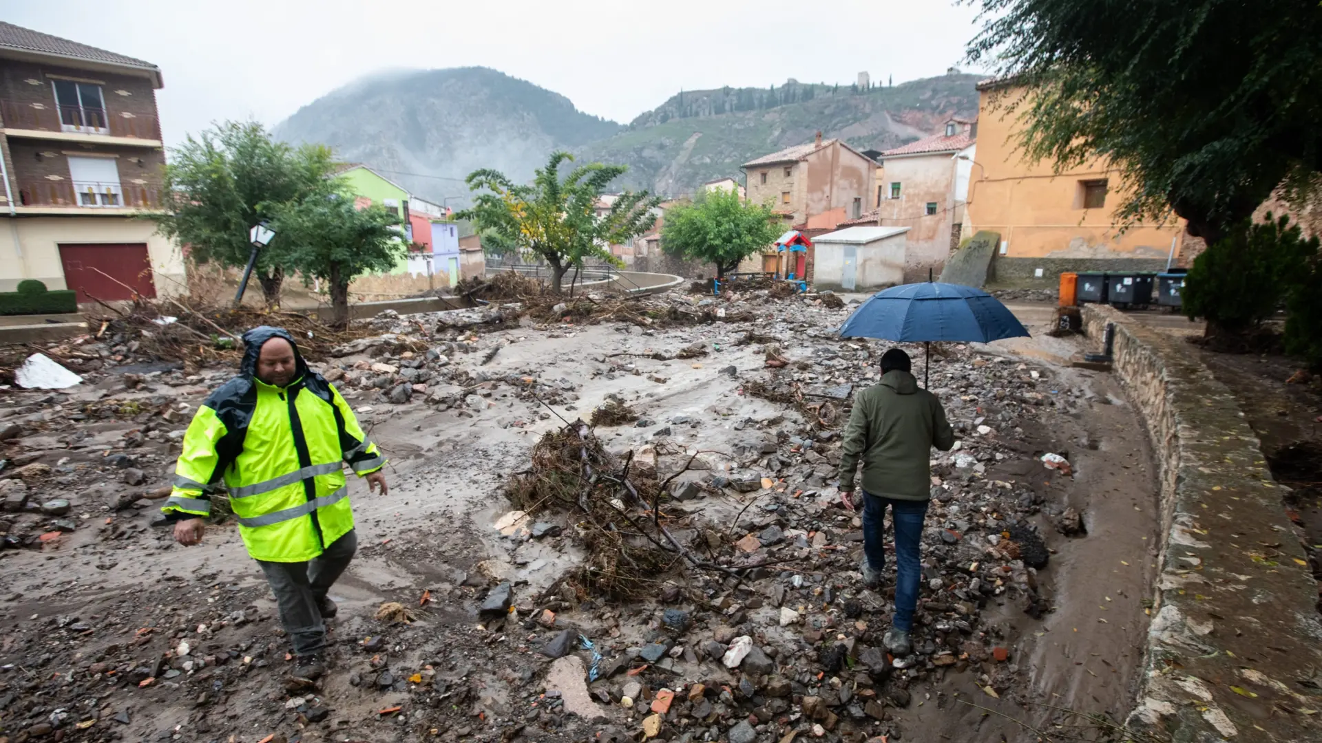 Montalbán, cuatro largos días de barro y escombros tras el temporal