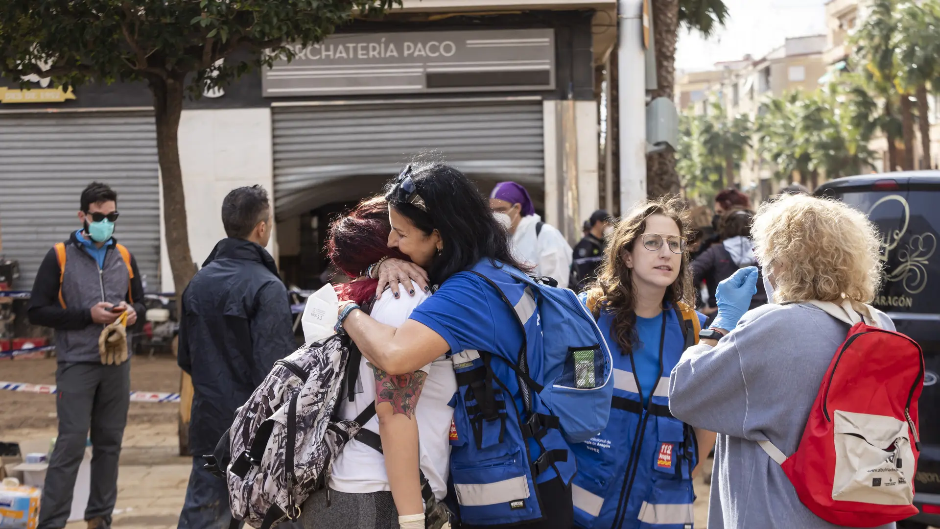 Psicólogas aragonesas en el epicentro de la devastation: “Te piden muchos abrazos”