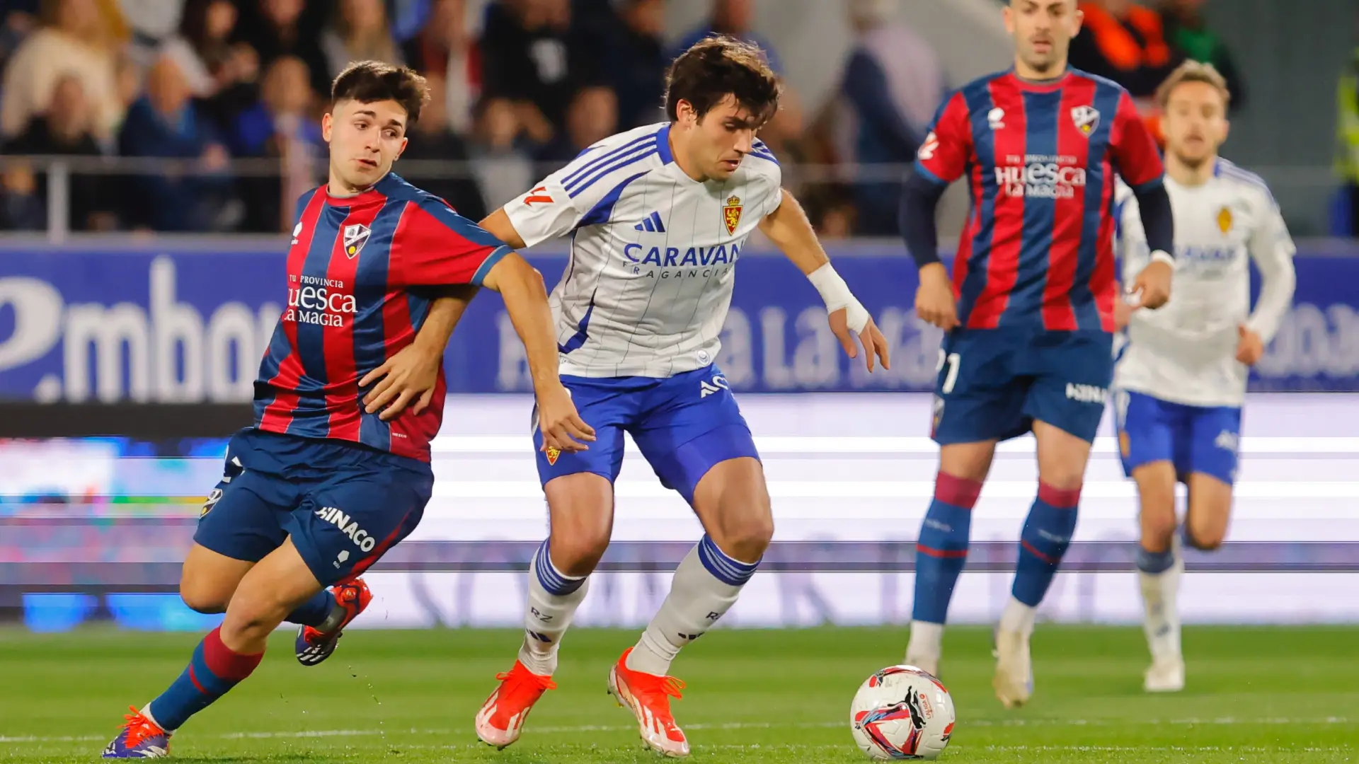 Derby between Real Zaragoza and Huesca (1-1)