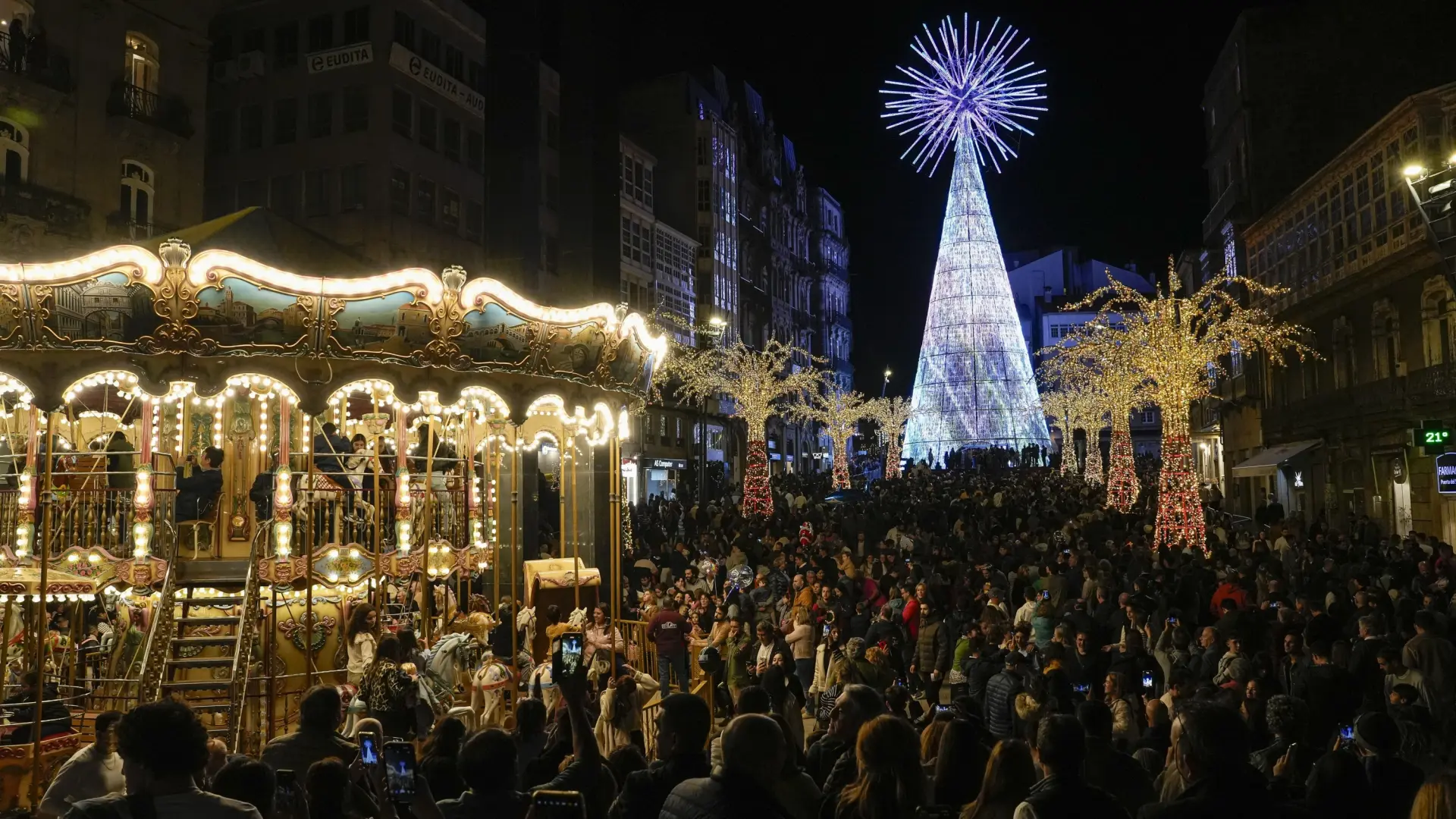 La Navidad ya luce en Vigo