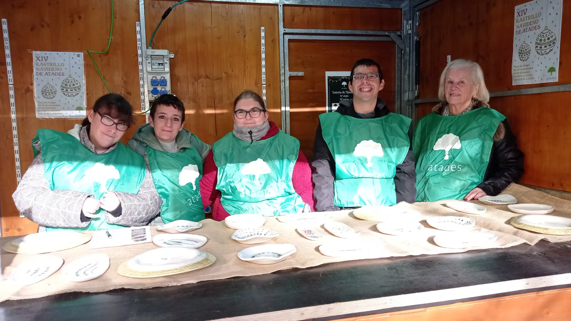 El Rastrillo Navideño solidario de Atades vuelve al centro de Zaragoza