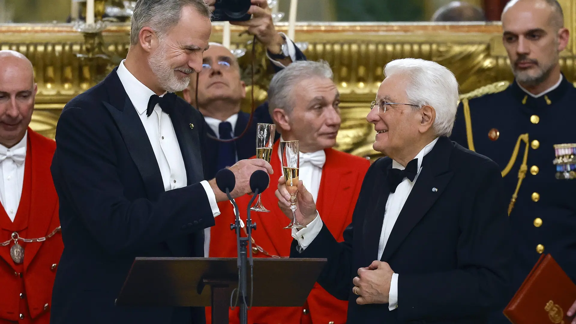 Fotos | Cena de gala en Italia en honor a los Reyes de España | Imágenes
