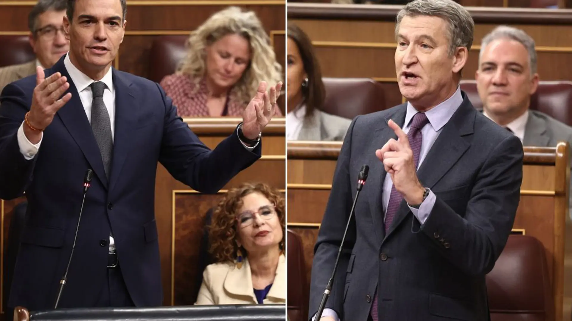 Feijóo carga contra el Gobierno por "saquear" a los trabajadores y Sánchez  lo acusa de ser un "engaño" como la "criptomoneda de Milei"