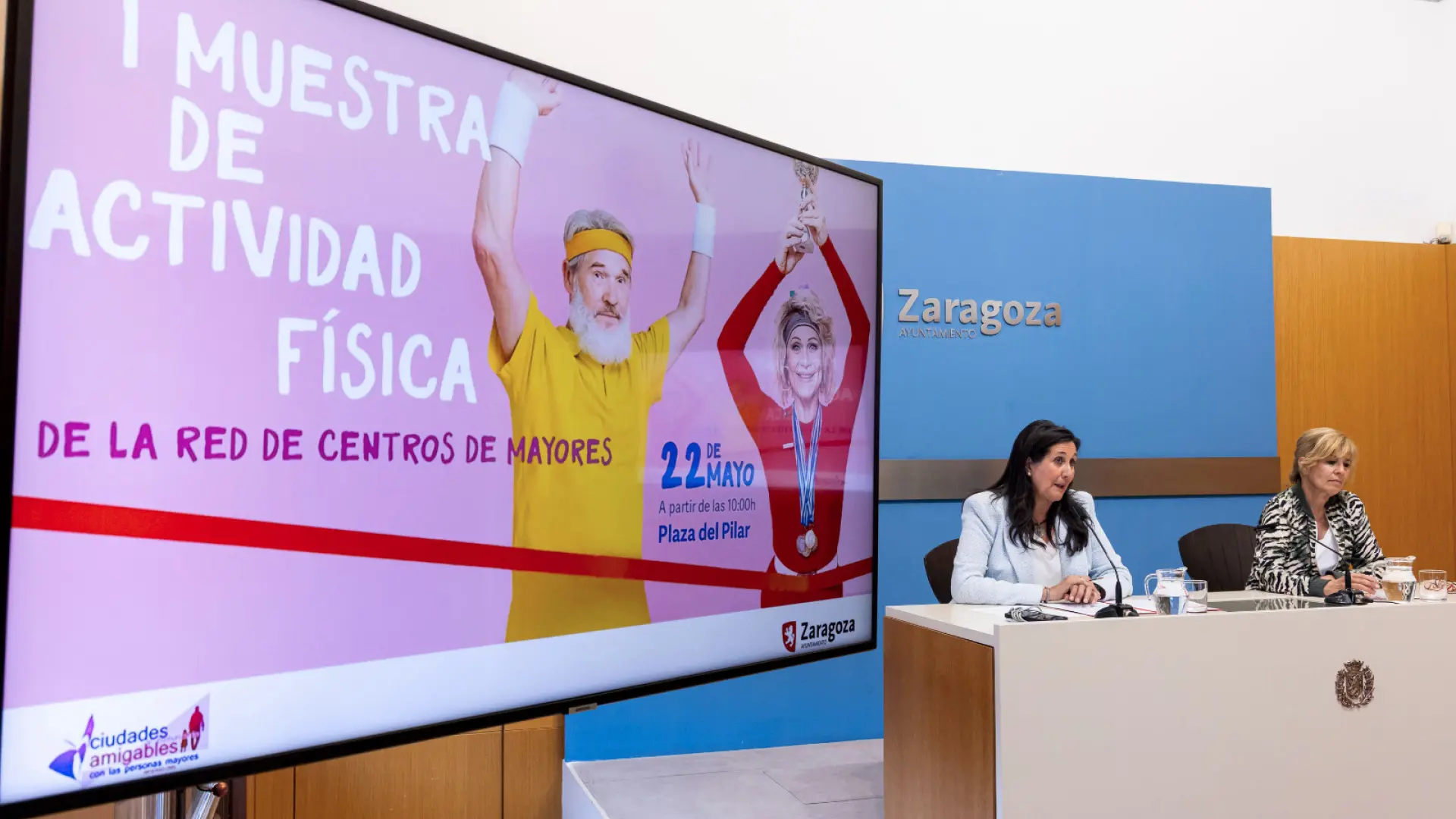 La plaza del pilar de zaragoza acogerá una exhibición de los talleres de envejecimiento activo