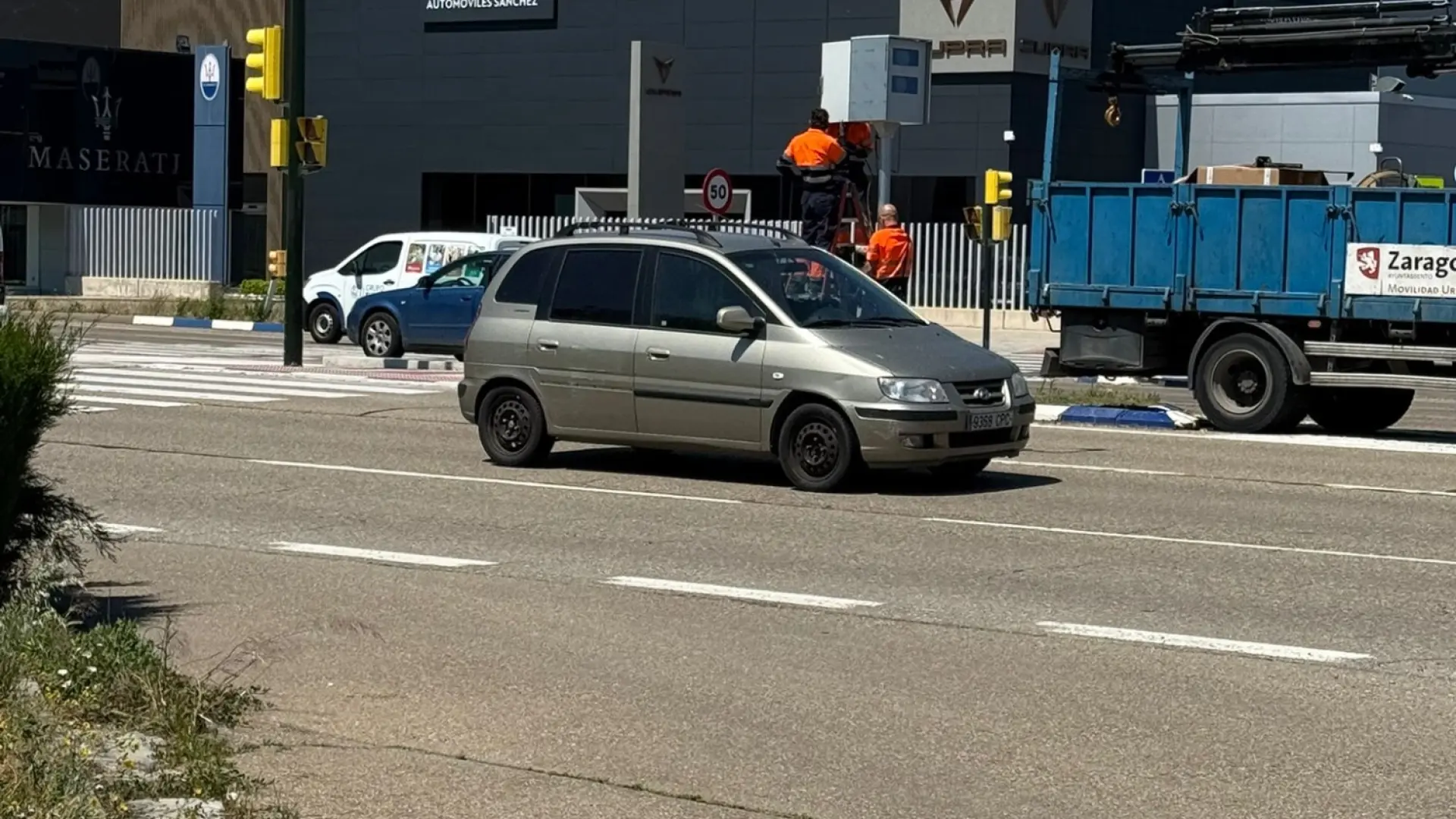 El radar de velocidad viral de zaragoza que van a retirar