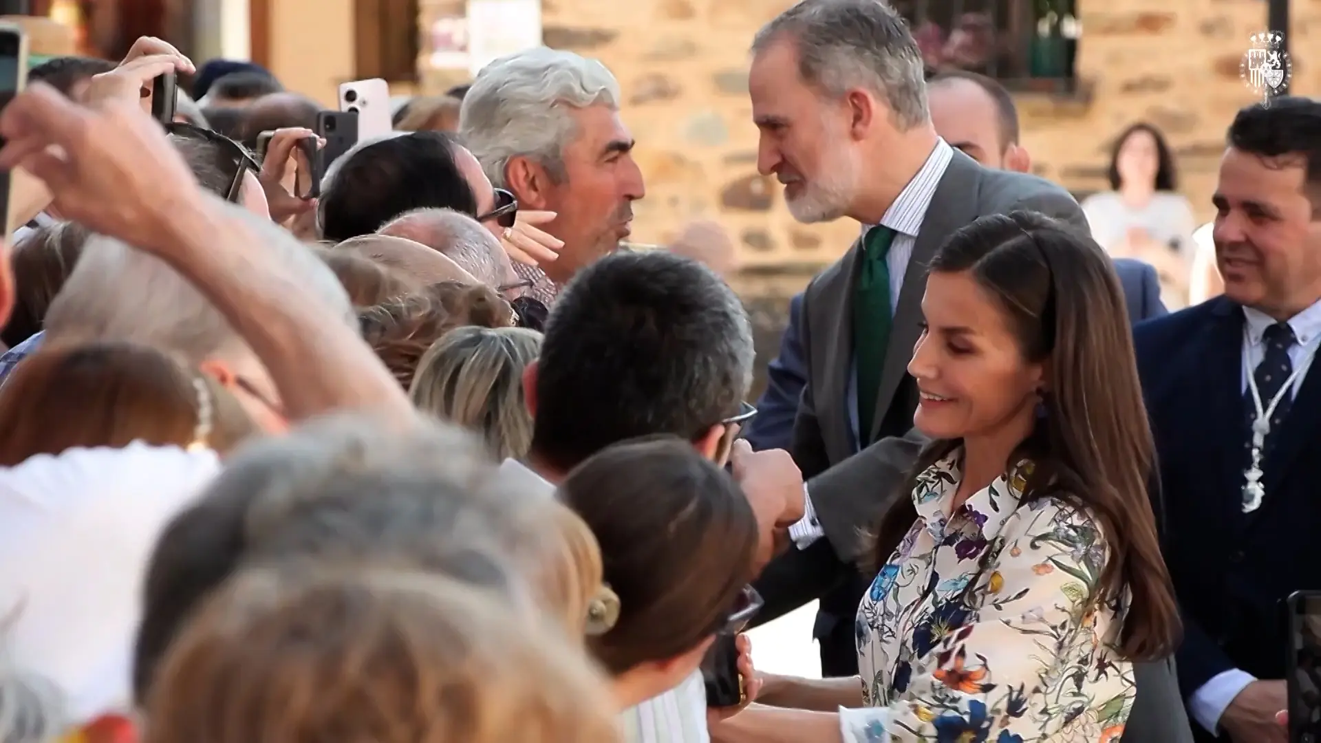 Vídeo | Los reyes Felipe VI y Letizia visitan Guadalupe (Cáceres)