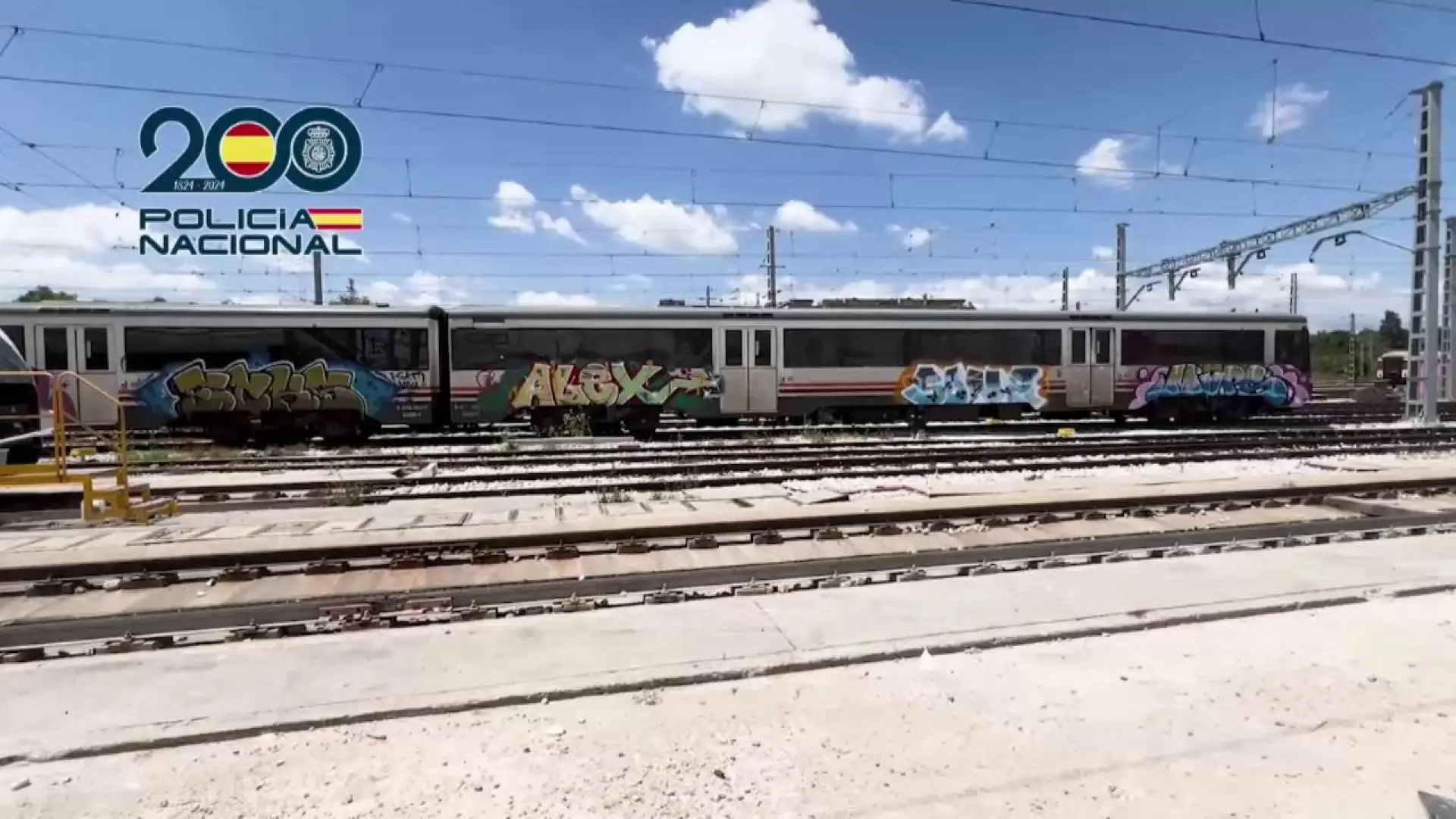 Detenidas 29 personas como autores de 287 grafitis en trenes por daños valorados en 1,5 millones