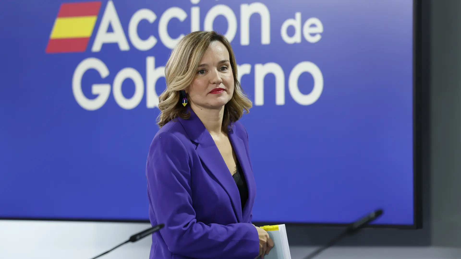 Pilar Alegría sobre la comida con un alto cargo cesado por acoso: "No lo veía desde hace medio año, sin más"