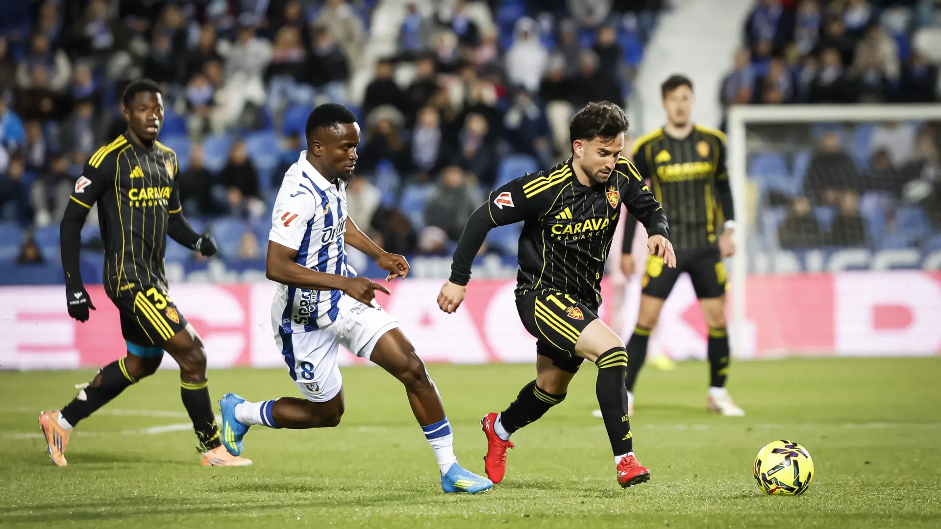 Acción defensiva del Zaragoza en Butarque