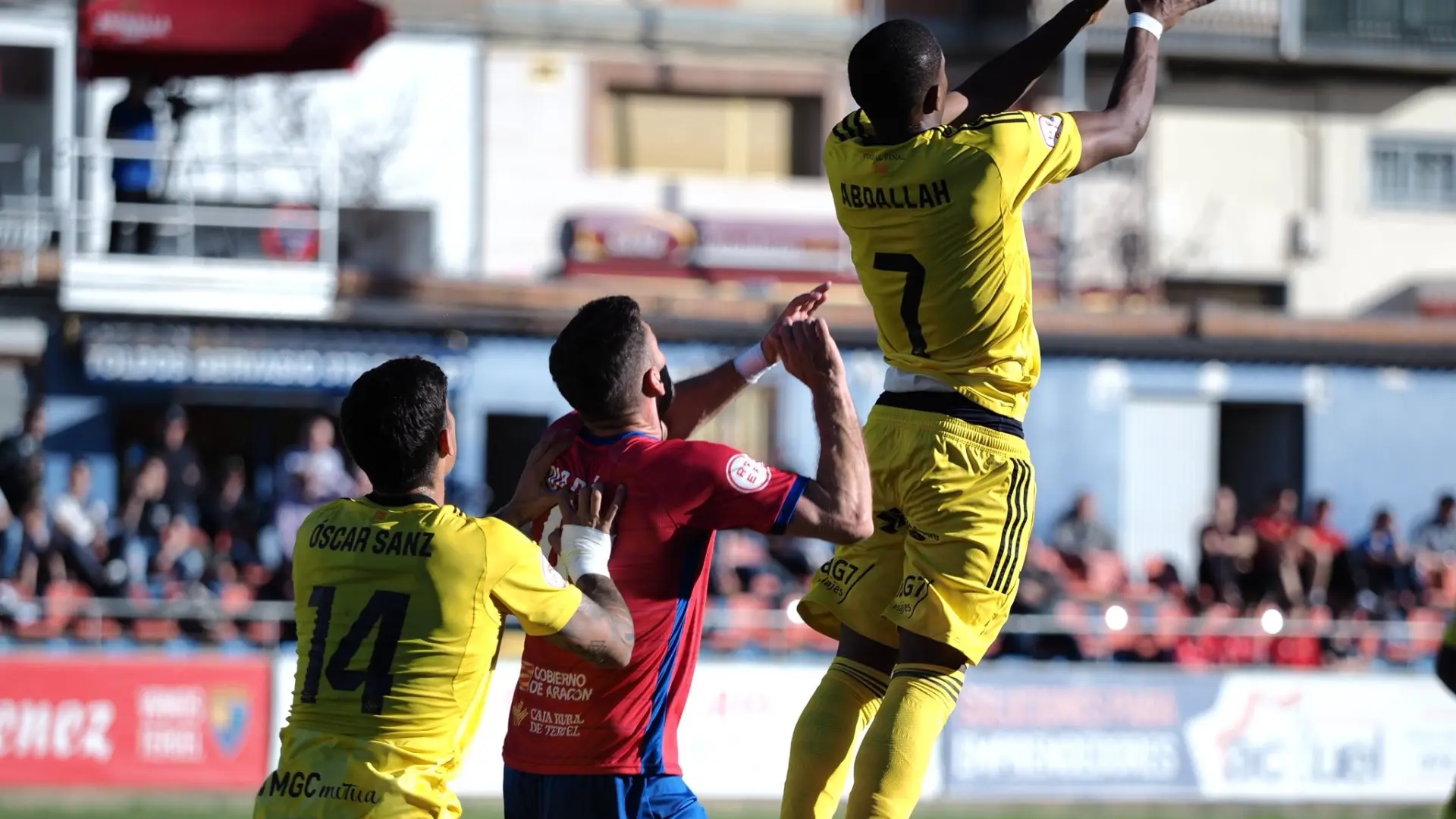 Partido entre Teruel y Nàstic en Pinilla