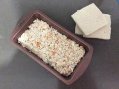 Pastel de verano con salmon
