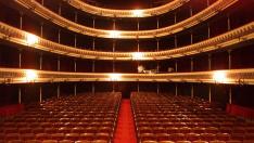 Patio de butacas del Teatro Principal de Zaragoza