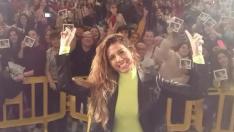 Miriam Rodríguez firma su disco en Zaragoza