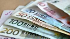 Billetes de euro.