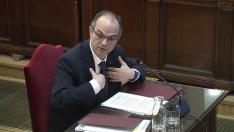 Jordi Turull, durante su declaración este martes.