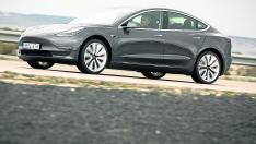 PRUEBA DEL TESLA MODEL 3 EN ZARAGOZA / 06/03/2019 / FOTO : OLIVER DUCH [[[FOTOGRAFOS]]]