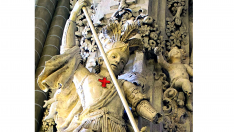 Una imagen de san Jorge.