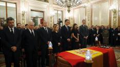 Capilla ardiente de Pérez Rubalcaba en el Congreso