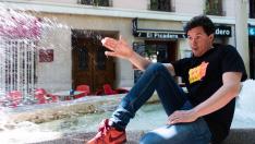 El actor Rafa Maza, en Zaragoza