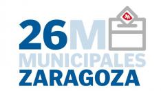 Cartel de los resultados de las elecciones municipales 2019 en la provincia de Zaragoza