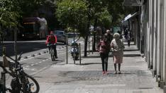 Estado de las aceras de la avenida de Valencia