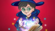Cartel escape room The magic para niños.