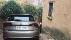 Coche escaleras Alquézar