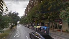 Imagen de una floristería en el Camino de las Torres de Zaragoza.