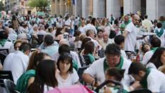 Ambiente en las terrazas de San Lorenzo.