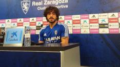 Javi Ros, en la mañana de este miércoles en rueda de prensa.
