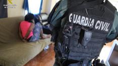 Momento de la detención en Pedrola