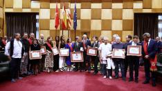Entrega de medallas del Pilar 2019 en el Ayuntamiento de Zaragoza