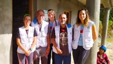 Equipo de voluntarios Cuemum que participan en la expedición médica de la Asociación José Ramón Morandeira.