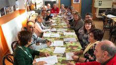 Down Huesca se reunió este sábado con los alcaldes de Fonz, Binéfar y Alcañiz y asociaciones de discapacidad intelectual.