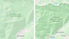 Imagen de Google Maps donde se aprecia el error y la corrección