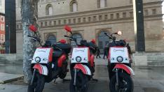 Acciona ha desplegado 400 motos compartidas en Zaragoza