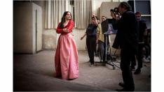 La cantante Rosalía, fotografiada para el calendario Pirelli 2020.