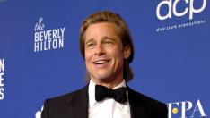Beverly Hills (United States), 06/01/2020.- Brad Pitt holds the award for Best Performance By An Actor In A Supporting Role In Any Motion Picture for 'Once Upon A Time In Hollywood' in the press room during the 77th annual Golden Globe Awards ceremony at the Beverly Hilton Hotel, in Beverly Hills, California, USA, 05 January 2020. (Estados Unidos) EFE/EPA/CHRISTIAN MONTERROSA Press Room - 77th Golden Globe Awards