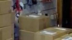 Decenas de paquetes esperan a ser enviados en la sede de Degusta Teruel.